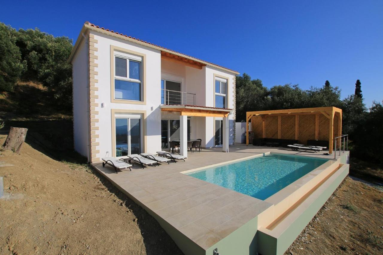 Sunset Sea View Villa 9 Afionas Ngoại thất bức ảnh